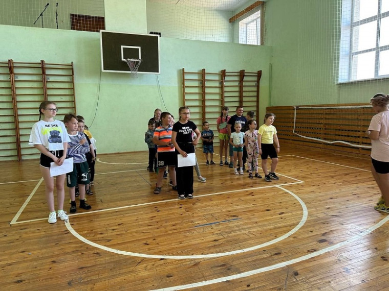 В летнем лагере прошли спортивные игры.